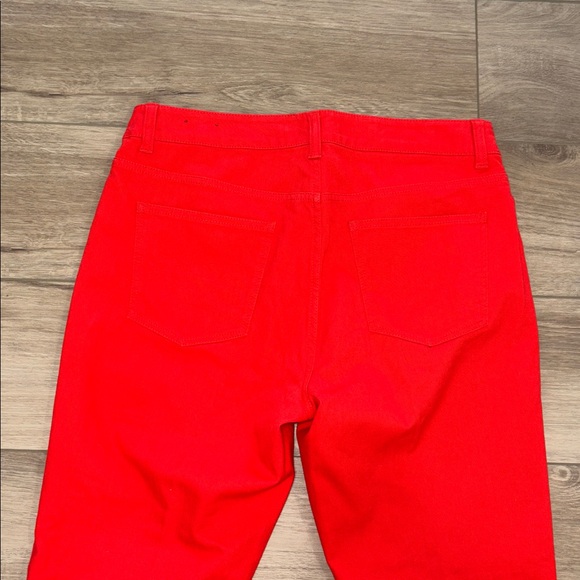 Talbots Signature Bright orange slim Ankle Jeans size 10/30 NWOT - Picture 2 of 7